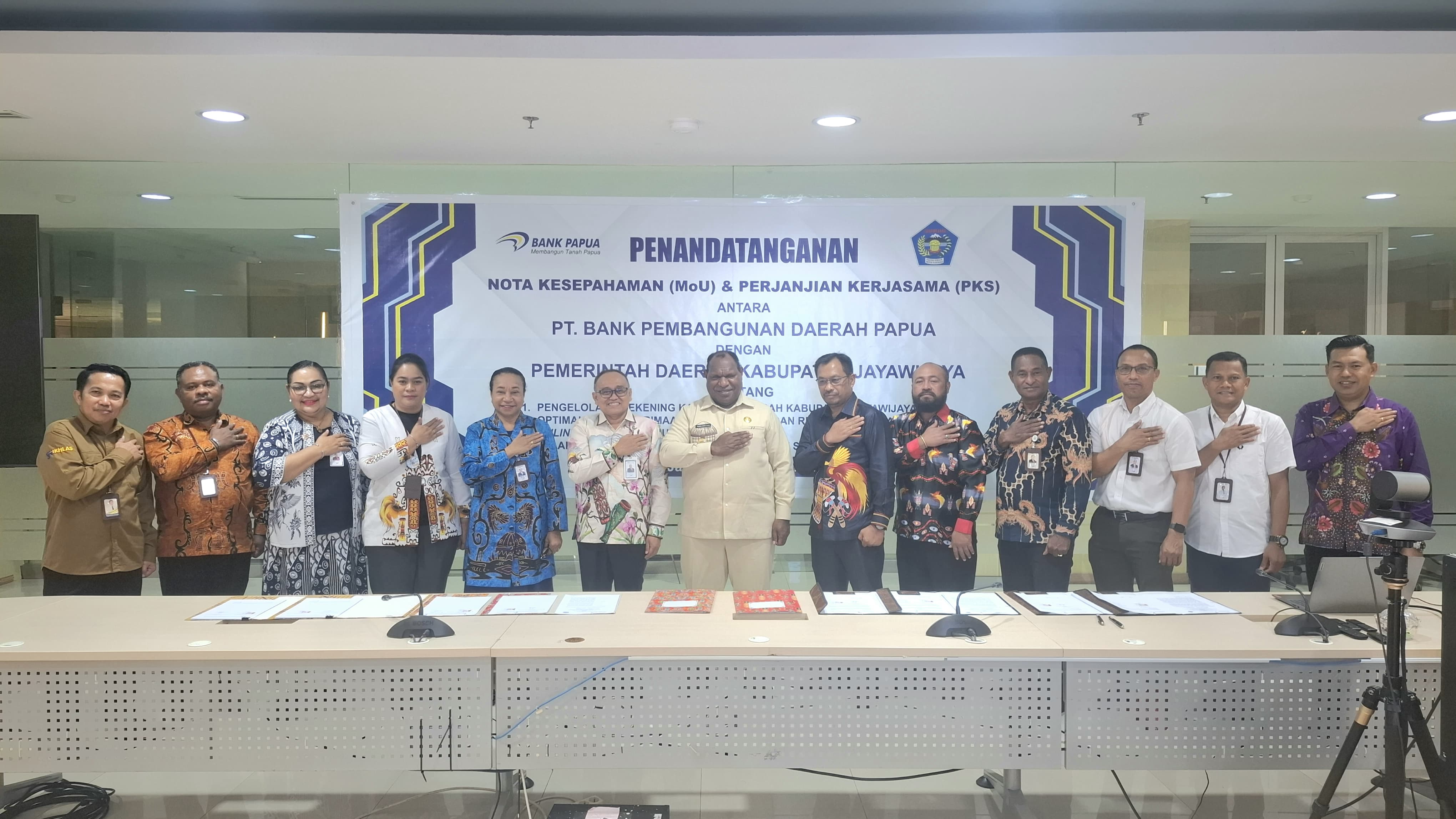 Pemerintah Kabupaten Jayawijaya melalui BPKAD menjalin kerja sama strategis dengan Bank Papua
