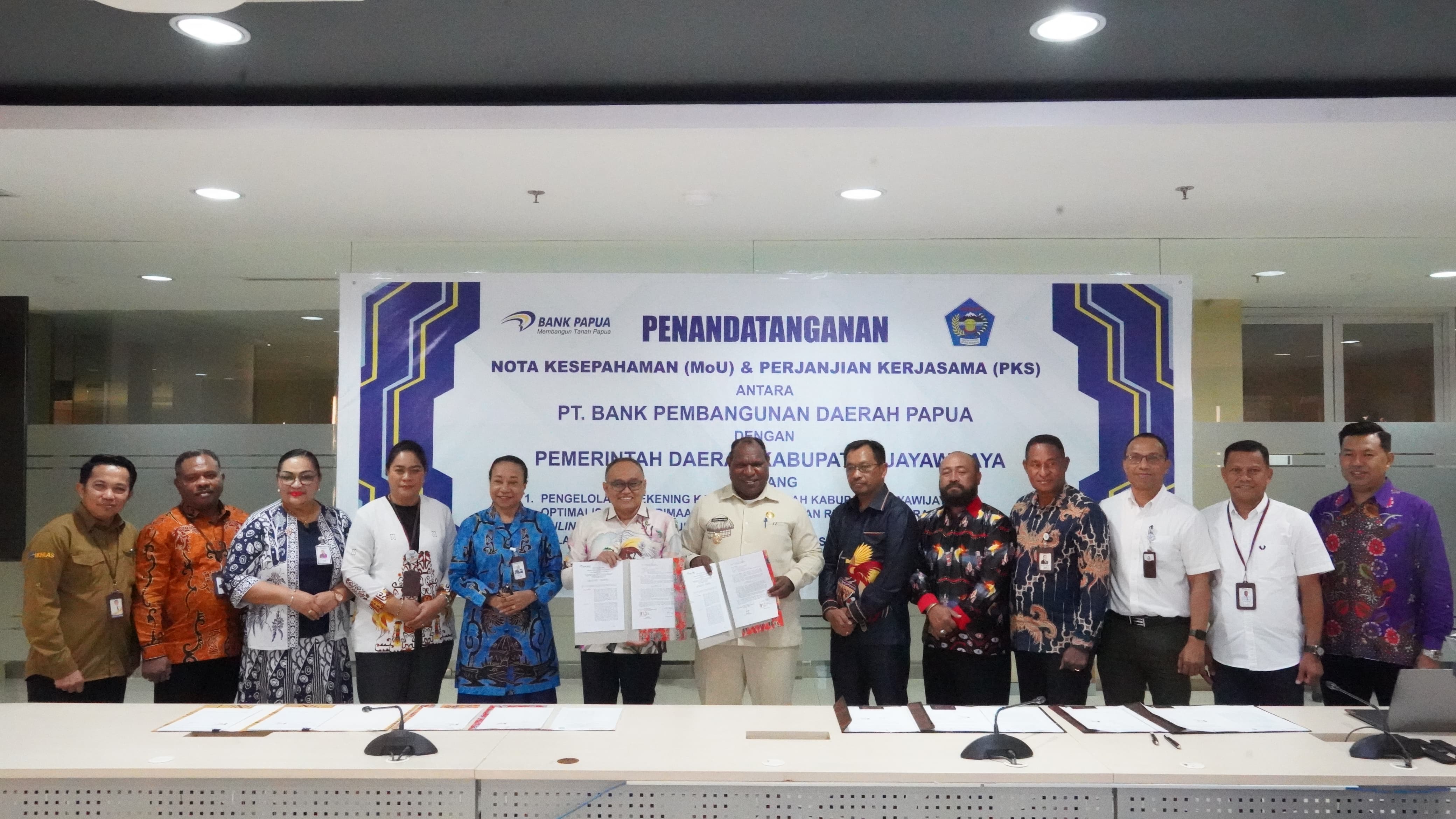 Pemerintah Kabupaten Jayawijaya melalui BPKAD menjalin kerja sama strategis dengan Bank Papua