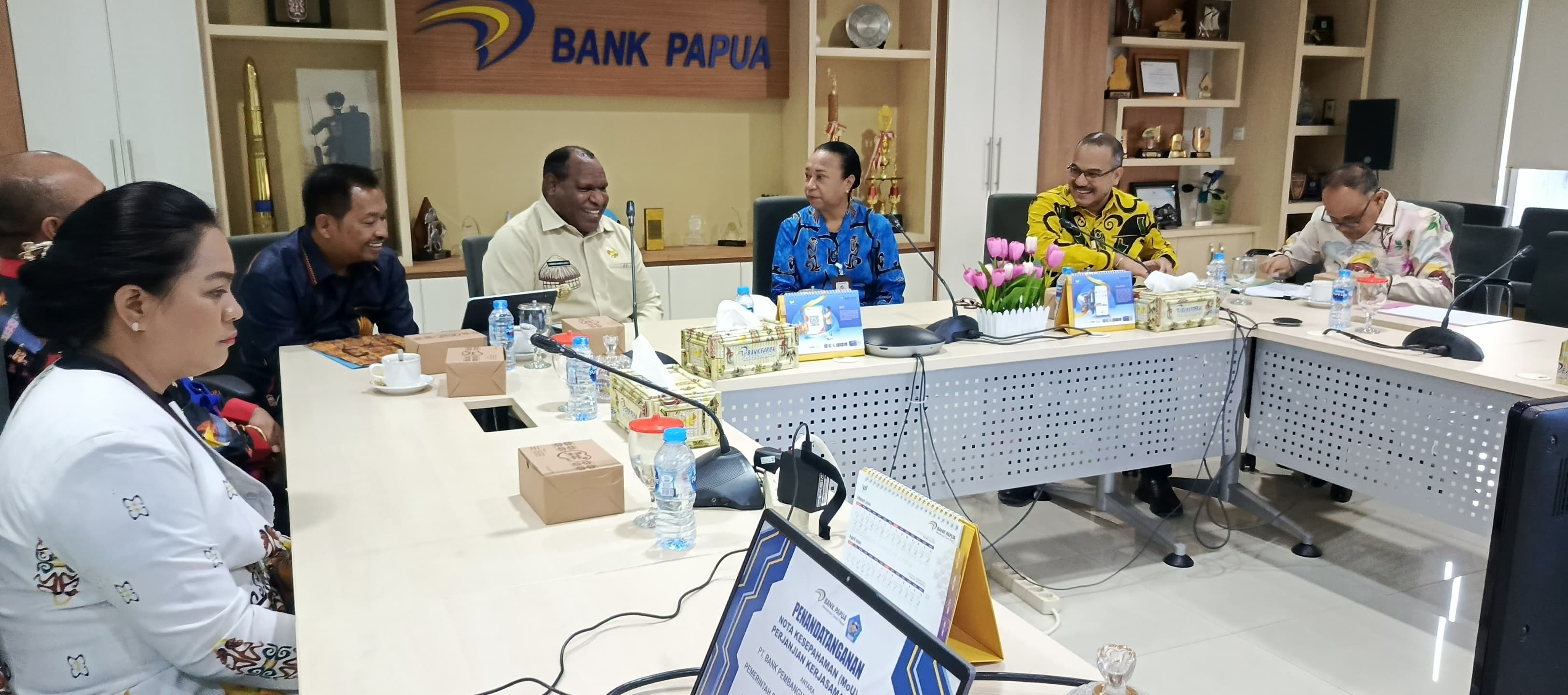 Pemerintah Kabupaten Jayawijaya melalui BPKAD menjalin kerja sama strategis dengan Bank Papua